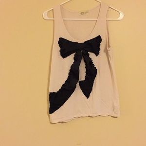 Black Bow Pink Tank